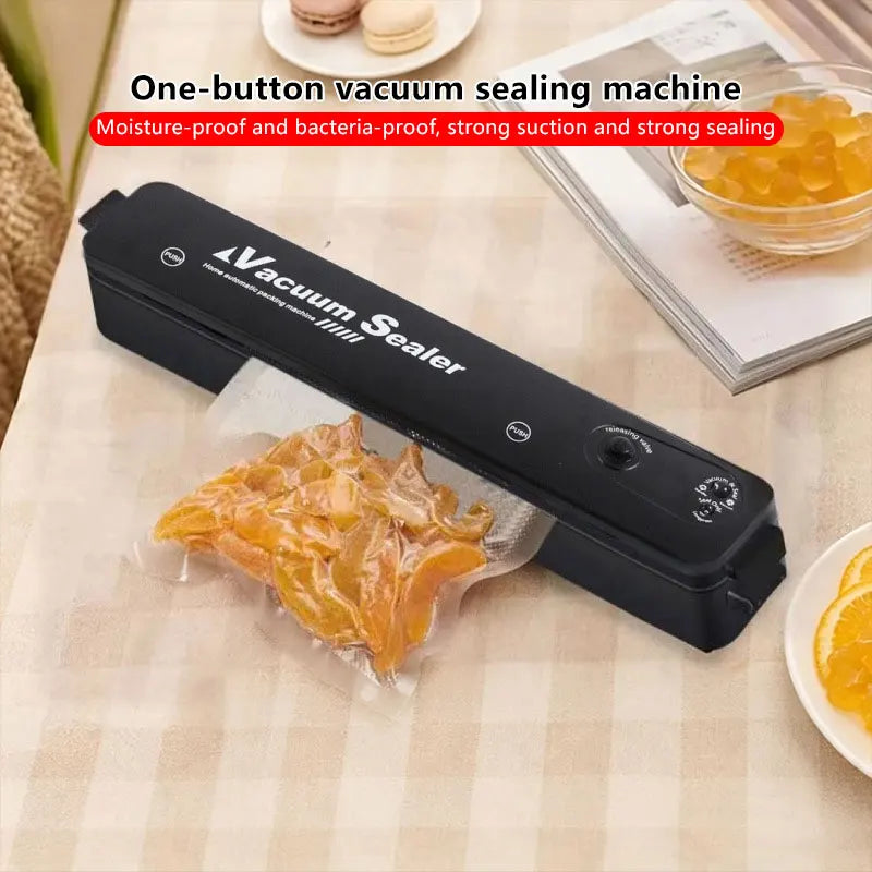 Food Sealing Machine Vacuum Sealing Machine Portable Automatic Packaging Machine Kitchen Helper Keep Food Fresh 220V For Home