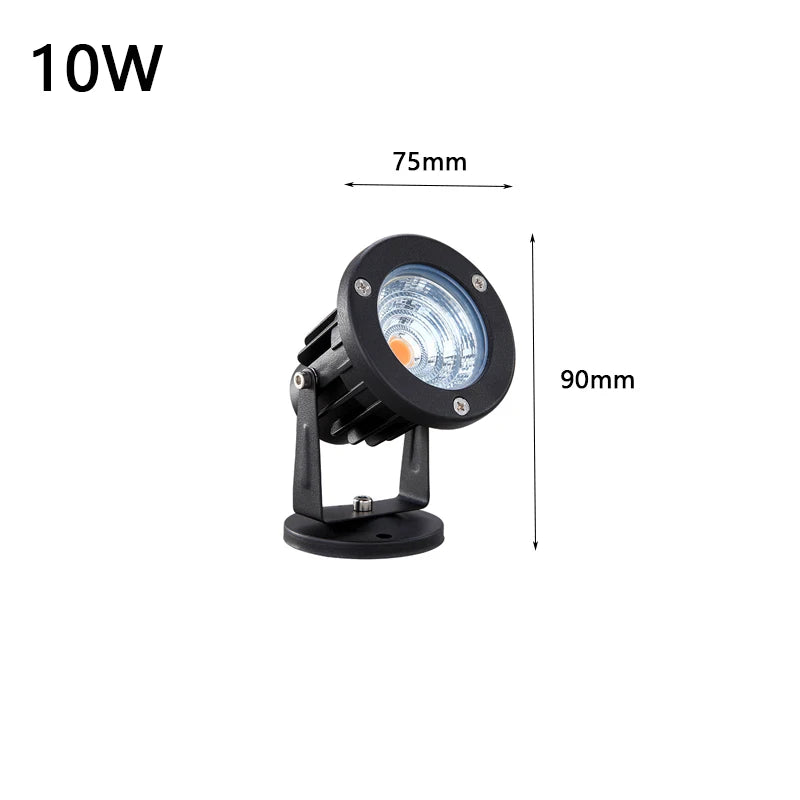 LED Garden Lights Outdoor Waterprof Lawn Lamp 220V110V12V 5W10W15W20W Landscape Spike Bulb IP65 Led Light Garden Path Spotlights