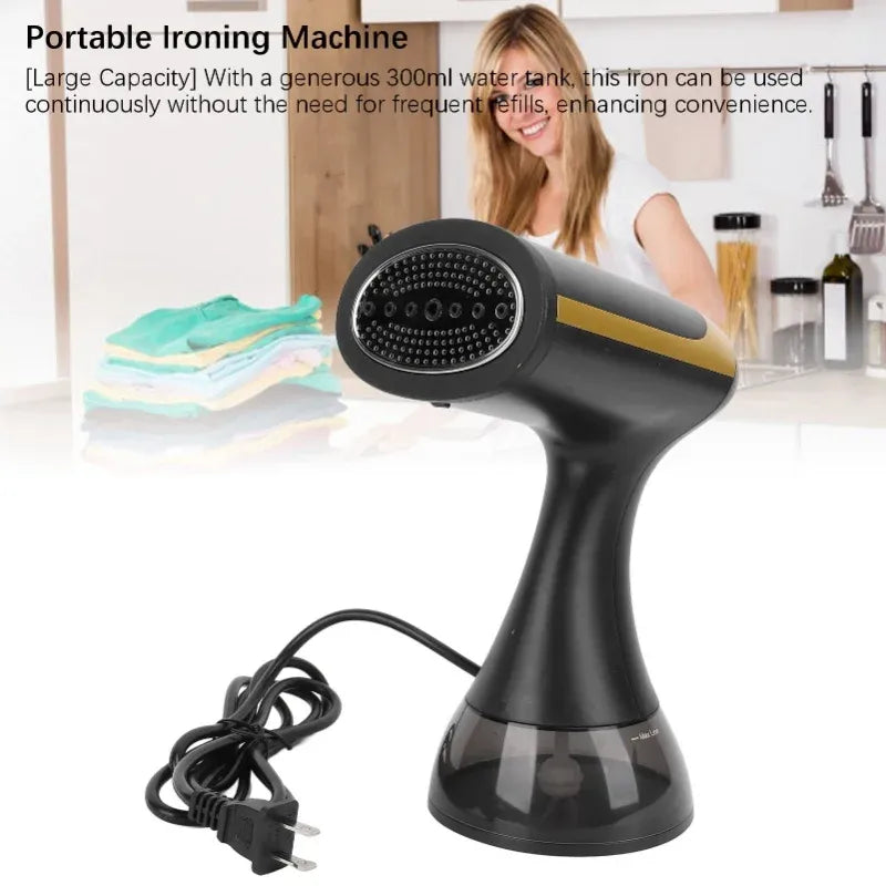 Tidesmit 1500W Portable Steam Iron 300ml 100-240V US Plug