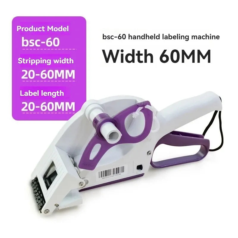 Self Adhesive Labeling Machine Manual Barcode Labeling Machine Fast Handheld Semi-Automatic Manual Labeling Machine