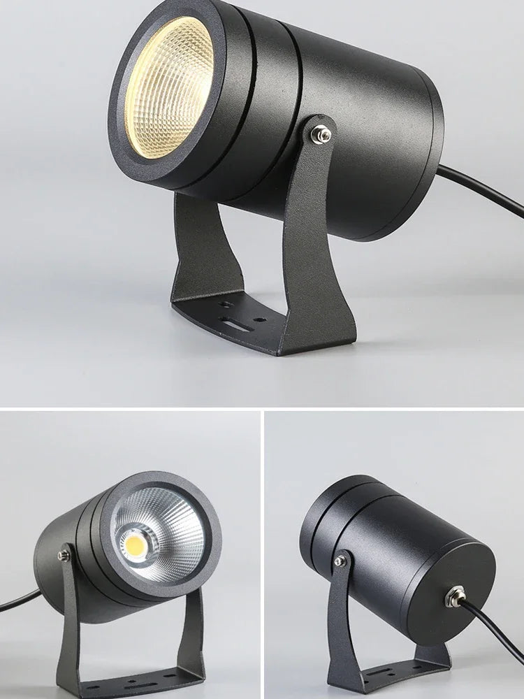 Waterproof Dimmable Outdoor LED Garden Lighting Spike Lawn Lamp Path Spotlights 5W 7W 10W 15W AC220V DC12V 24V for Garden