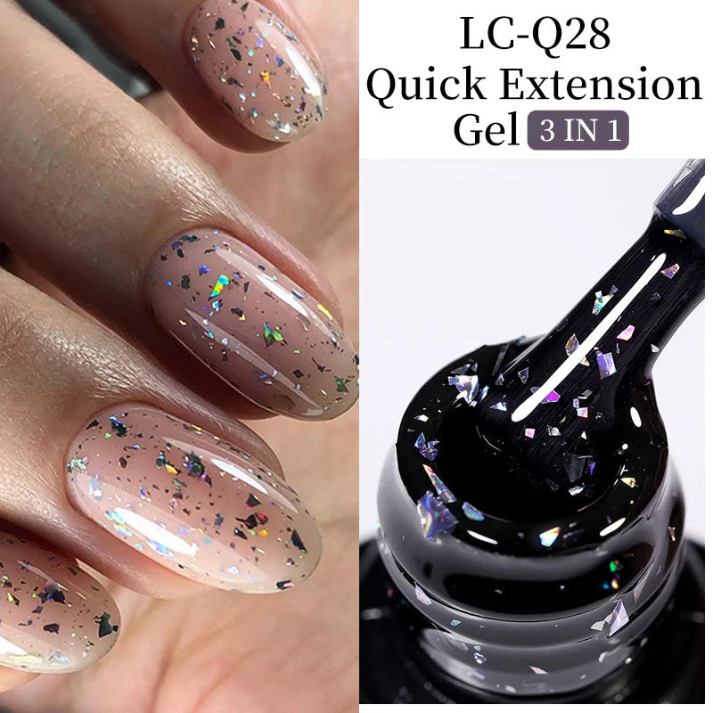 Extension Gel Nail Polish Jelly Soak Off Kit for Permanent Makeup Artists Permanent Makeup Machines LC-Q28 Tidesmit
