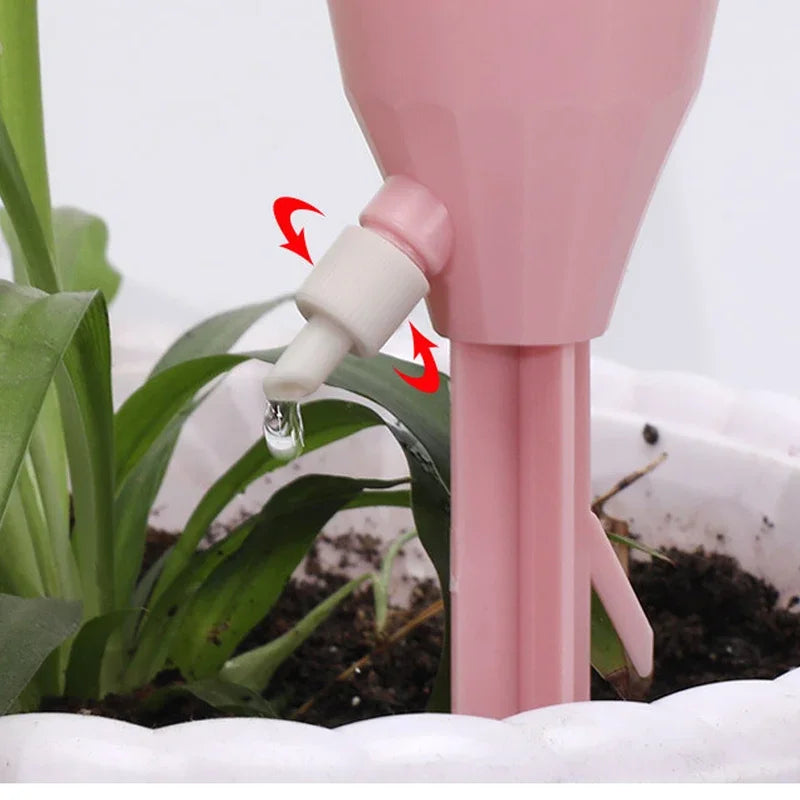 Plants Irrigation System Adjustable Drip Irrigation System Automatic Self Watering Spikes Indoor Outdoors Potted Garden Supplies