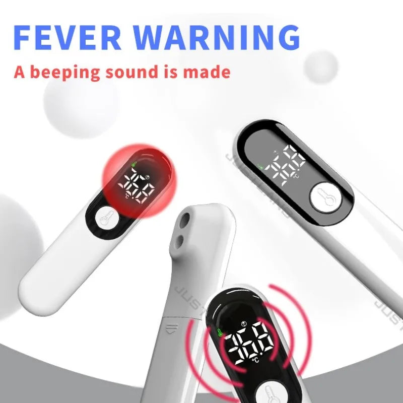 JUSTLANG Forehead Digital Thermometer LED Non Contact Infrared Medical Thermometer Body Temperature Fever for Baby Adults