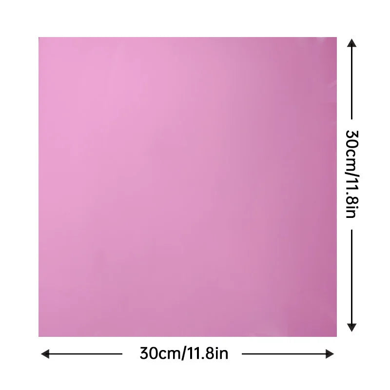 Peel-and-stick marble tile sheet, pink 30cm x 30cm