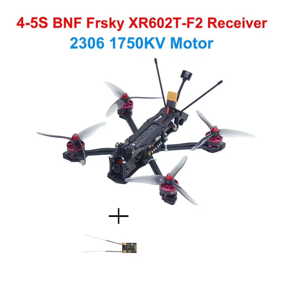 FPV Racing Drone 220mm RTF 4S Brushless Quadcopter Kit 4-5S BNF FRSKY RX Tidesmit