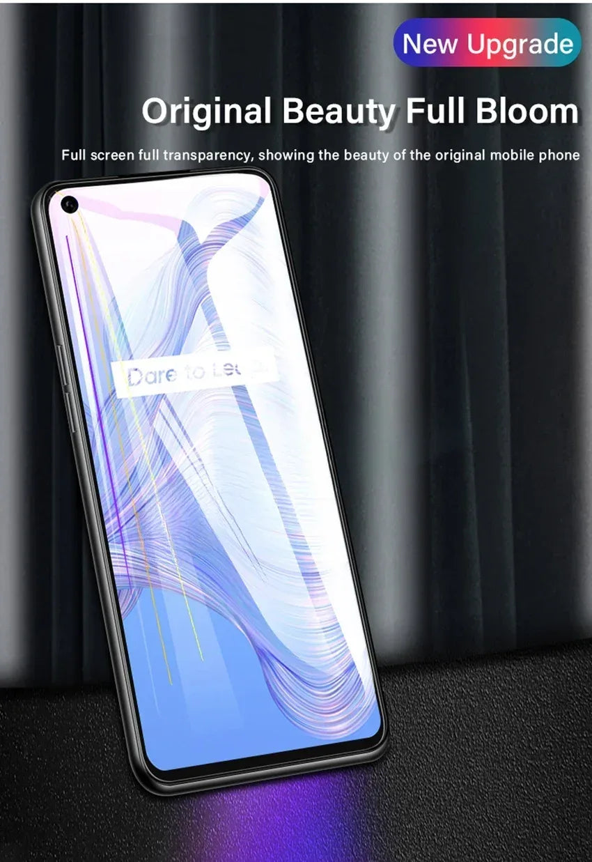 Realme Tempered Glass Screen Protector - 9H Hardness 3 Pack Tidesmit