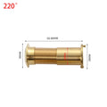 Brass Door Peephole Viewers for Home Security 14-26mm Diameter 35-80mm Thickness Gate Hardware