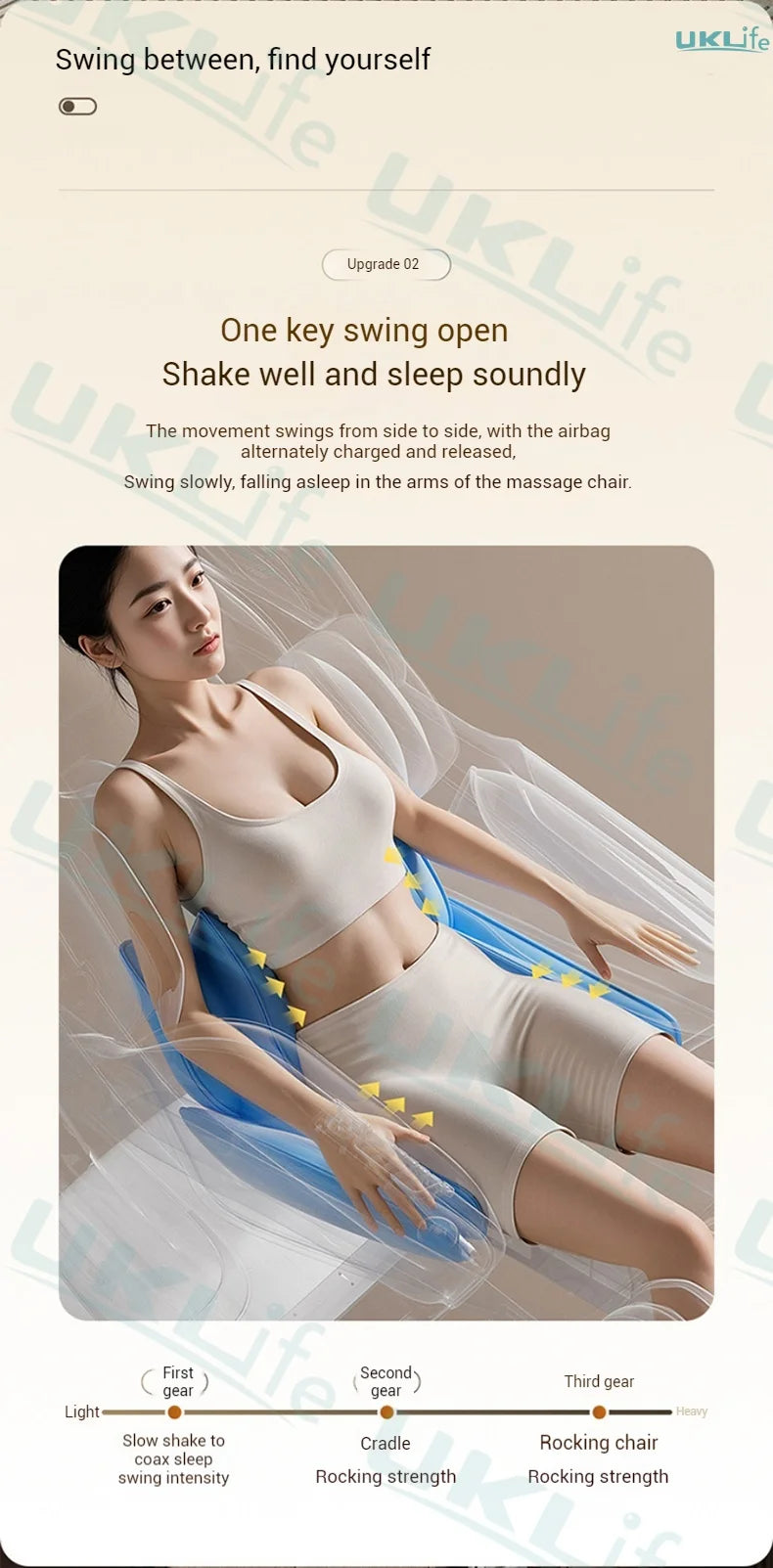 Zero Gravity 4D SL-Track Full Body Massage Chair by Tidesmit Body Shaping Massage Equipment Tidesmit
