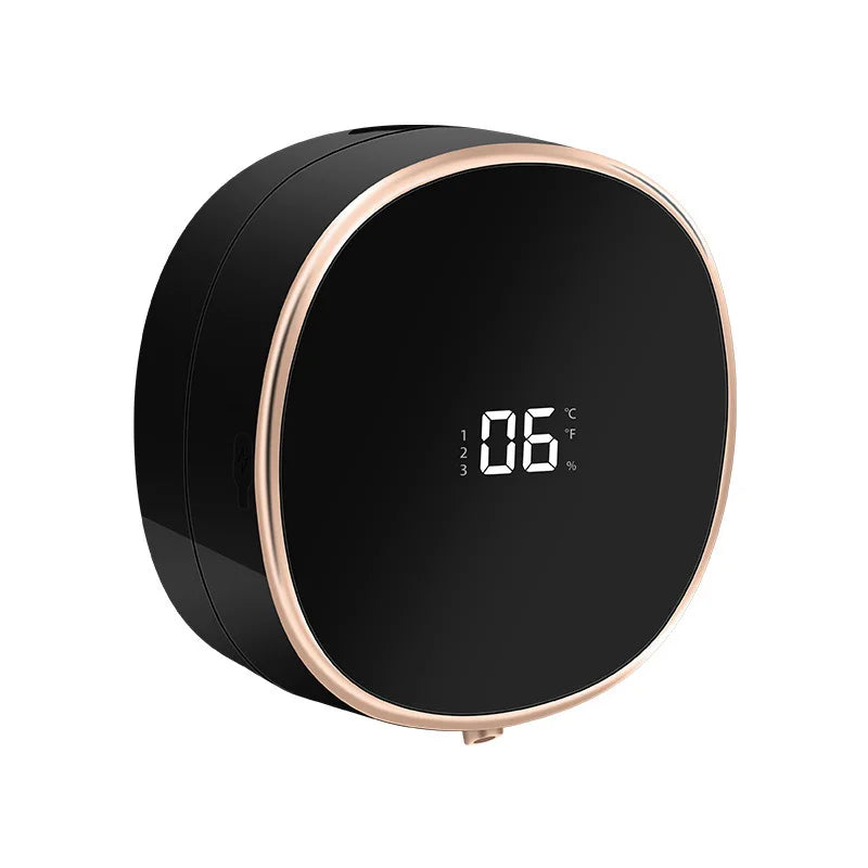 Tidesmit touchless wall mount automatic foaming soap dispenser with LED temperature display in a modern kitchen