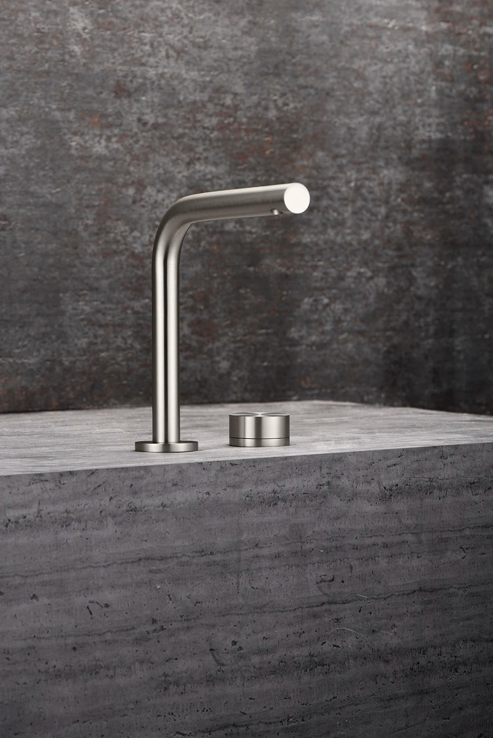 Brass 2 Hole Bathroom Basin Faucet Rotating Widespread Grey/Nickel/Chrome Hot & Cold Mixer Sink Tap for Bathroom