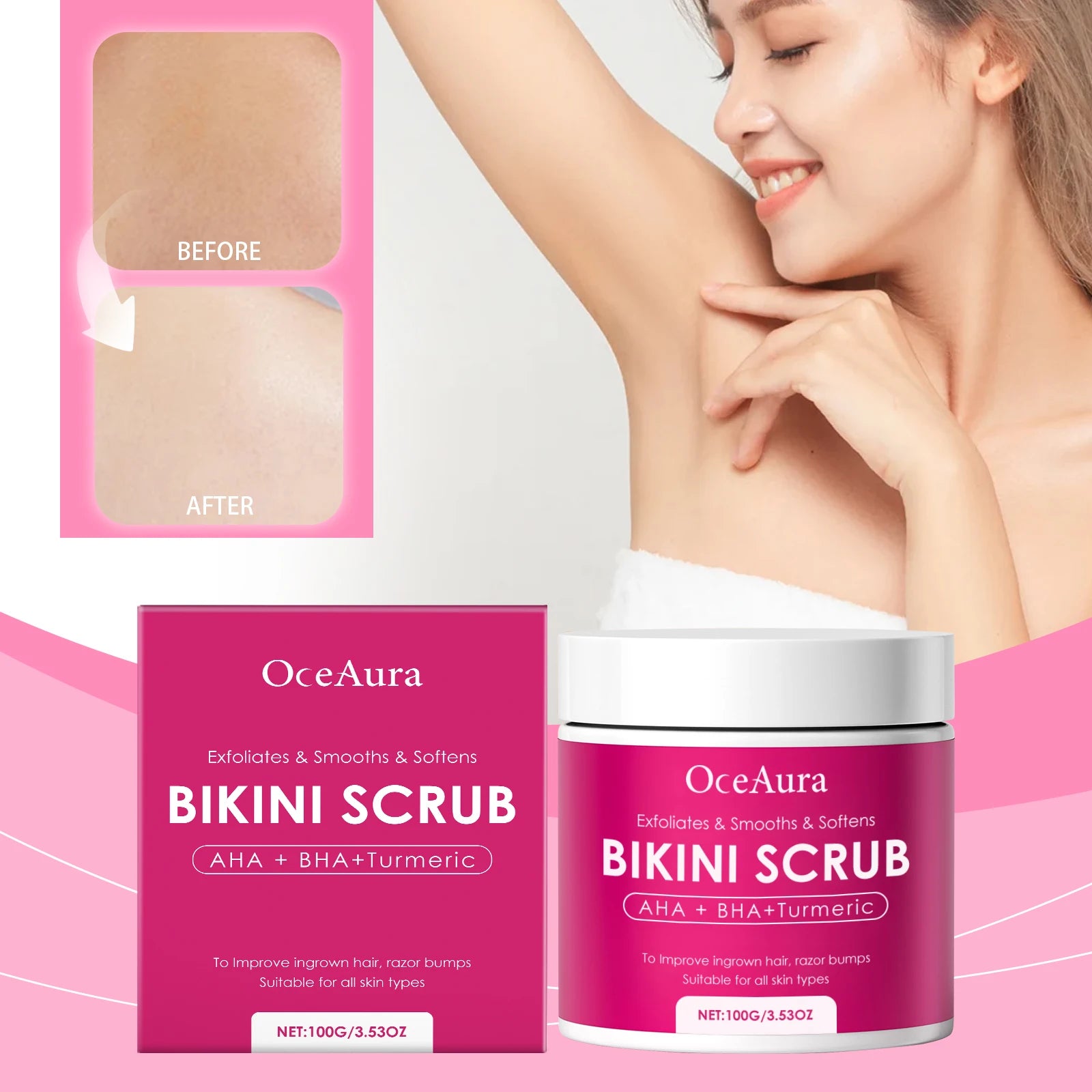 Turmeric Body Scrub for Skin Exfoliation and Glow - 1-3 Pack | Tidesmit Scrubs Treatments Tidesmit