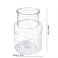 1/5x Transparent Hydroponic Flower Pot Planting Rooting Container Tabletop Plants Bonsai Office Table Home Gardening Decoration