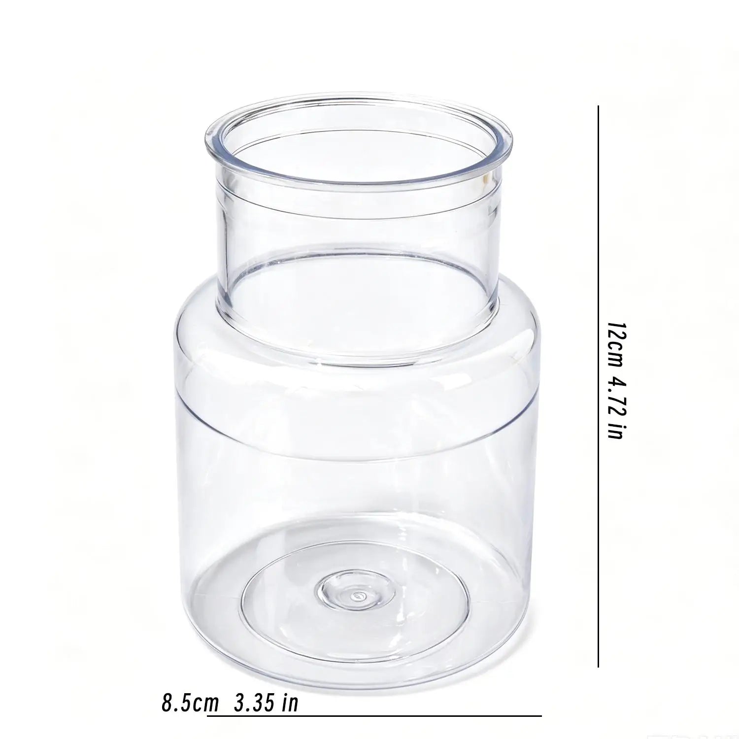1/5x Transparent Hydroponic Flower Pot Planting Rooting Container Tabletop Plants Bonsai Office Table Home Gardening Decoration
