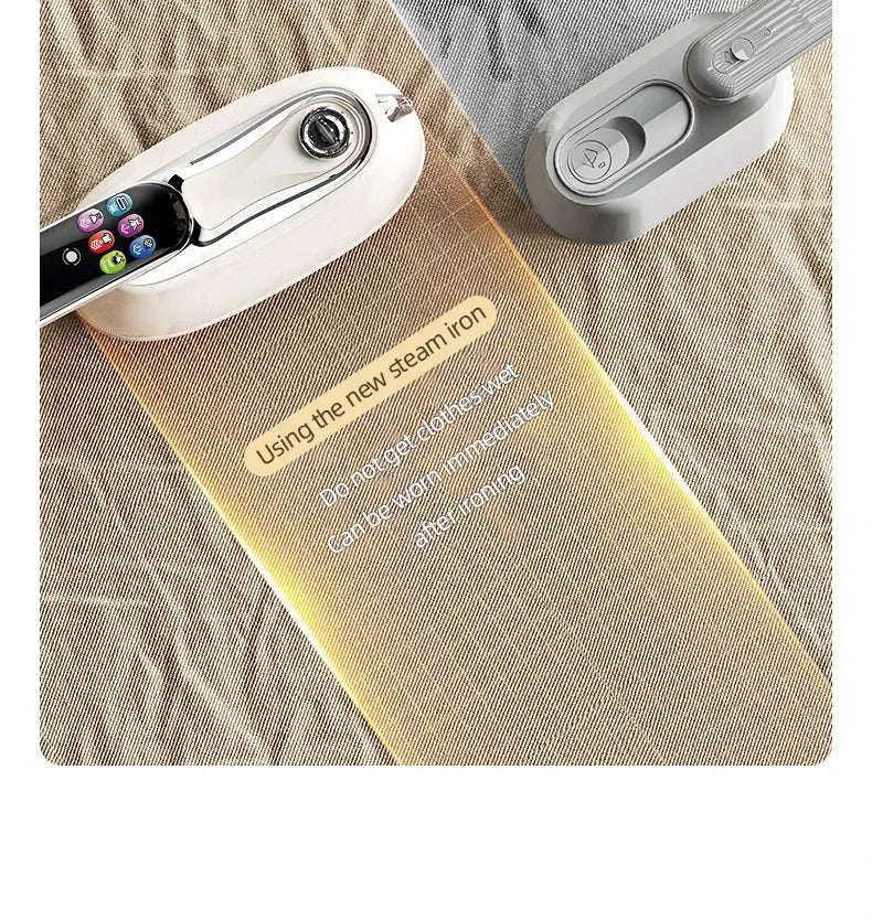 Portable Handheld Steam Iron with LED Display 1200W 220V EU Plug