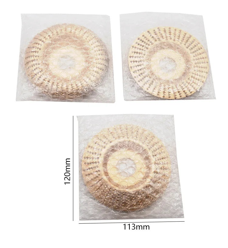 4" Woodworking Shaping Sanding Prick Saw Blade Angle Grinder Round Polishing Disc Wood Tea Tray Carving Power Tools Accessories