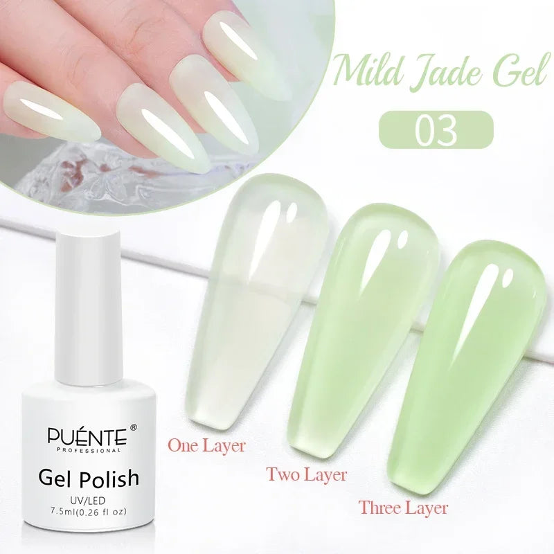 3D Sculpture Gel Nail Polish 15ml - Professional Soak Off Formula Permanent Makeup Machines mild jade gel 03 Tidesmit