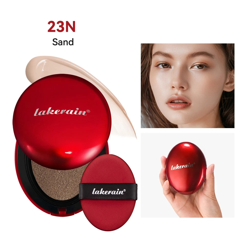Tidesmit long-lasting semi-matte cushion foundation with SPF sun protection for 72-hour coverage texture close-up