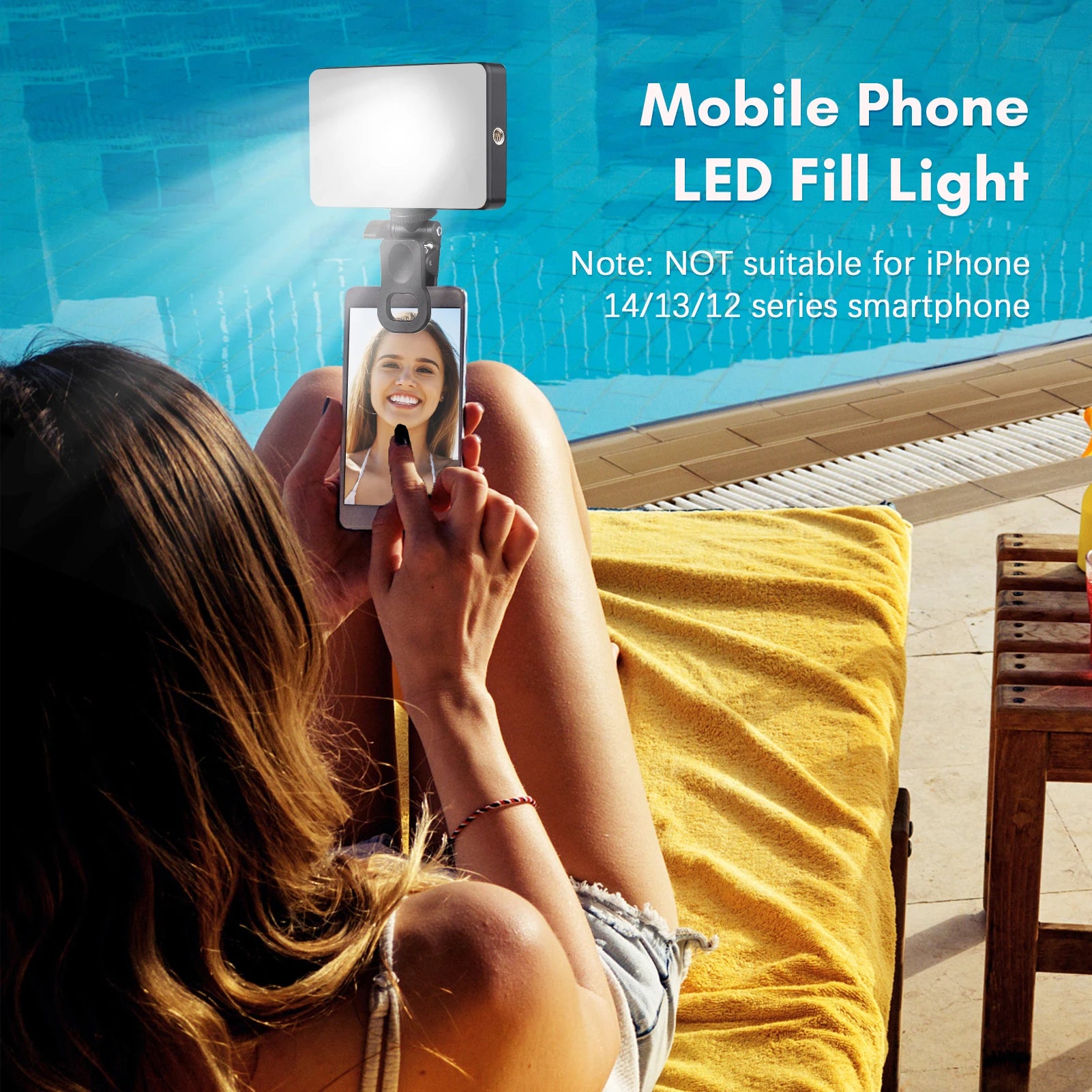 Pocket LED Video Light | Adjustable Color Temp for Content Creation Tidesmit