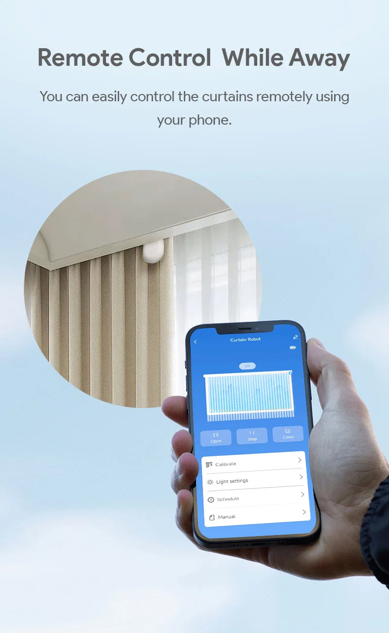 Zigbee Curtain Robot Smart Controller - Voice & App Control for Smart Homes Tidesmit