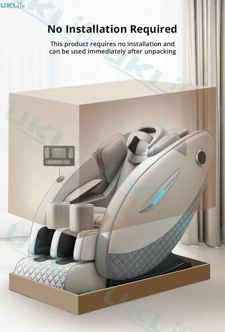 4D Full Body Massage Chair - Zero Gravity Electric Heat Recliner Body Shaping Massage Equipment Tidesmit