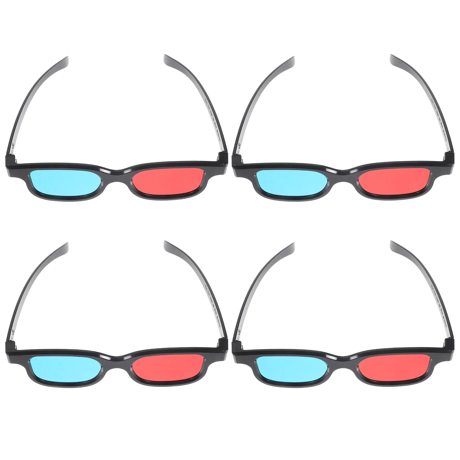3D Glasses for Movies and PC - Universal Lightweight Red Blue Design Tidesmit
