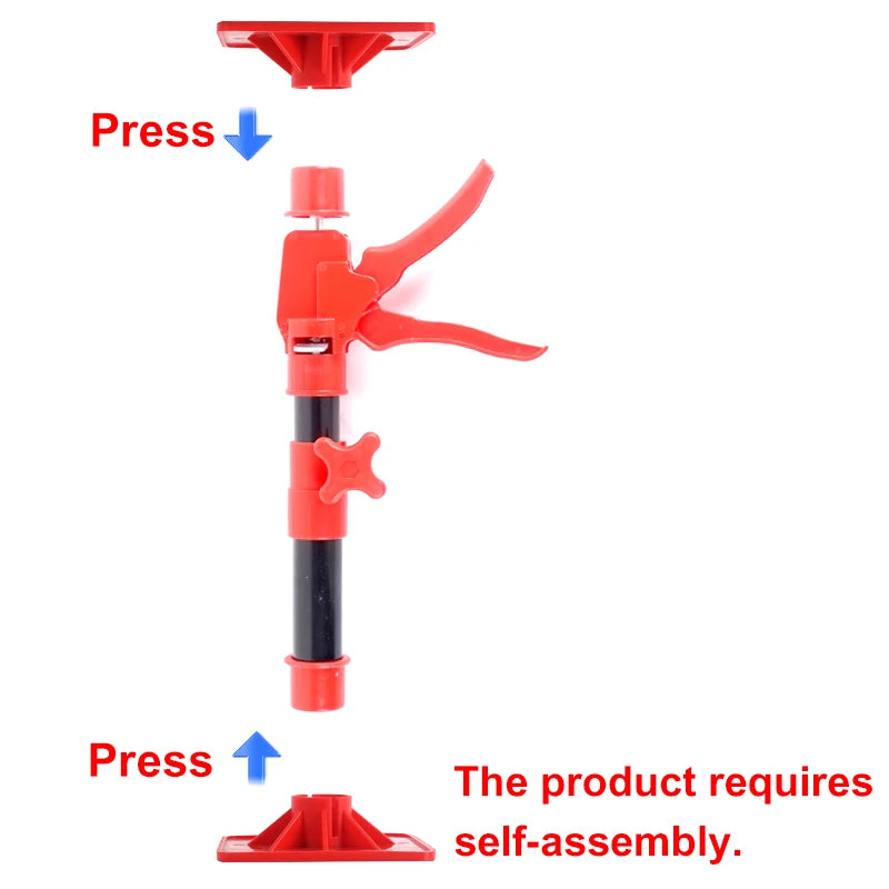 1/2Pcs Telescopic Support Rods Jack Bar Cabinet Support Extension Pole Construction Tool