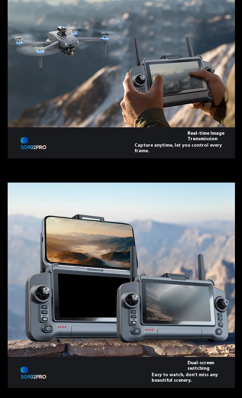 Tidesmit 8K GPS Drone with EIS Stabilization and Obstacle Avoidance Tidesmit