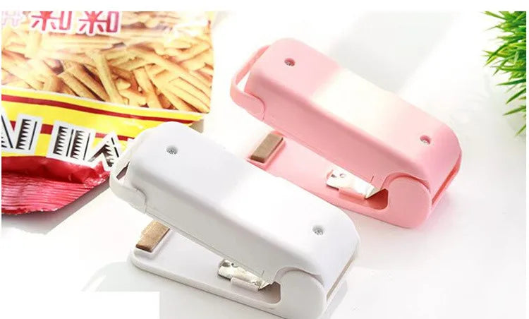 Vacuum Sealing Machine, Small Household Hand-pressed Sealer, Mini Portable Snack Plastic Bag Heat Sealing Machine, A Magic Tool