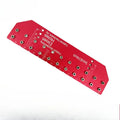 Puncher Hinge Shelf Pin Jig Set Aluminium Alloy Shelf Pin Drill Guide for Cabinet Shelf Installation Tools Clear Markings