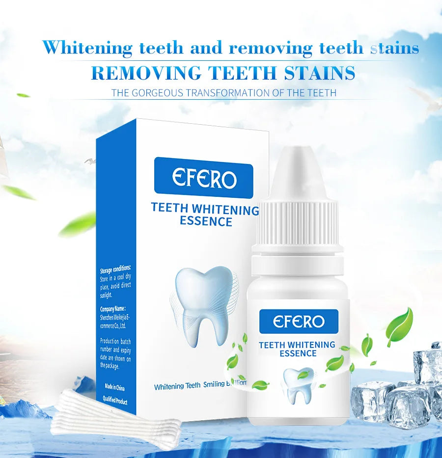 Tidesmit teeth whitening serum gel removing yellow plaque and smoke stains for fresh breath oral care