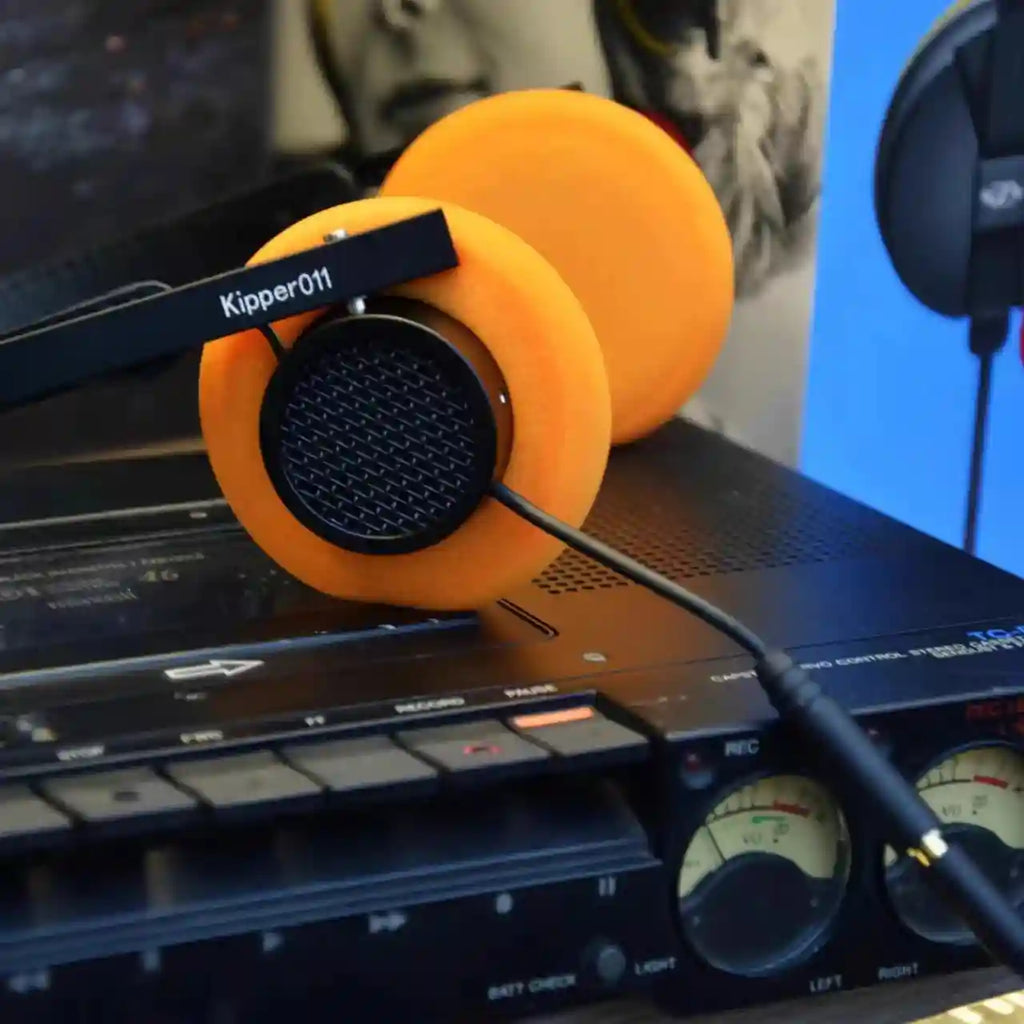 Tidesmit Over-Ear Wired Headphones with 50mm Dynamic Drivers Black Orange Tidesmit
