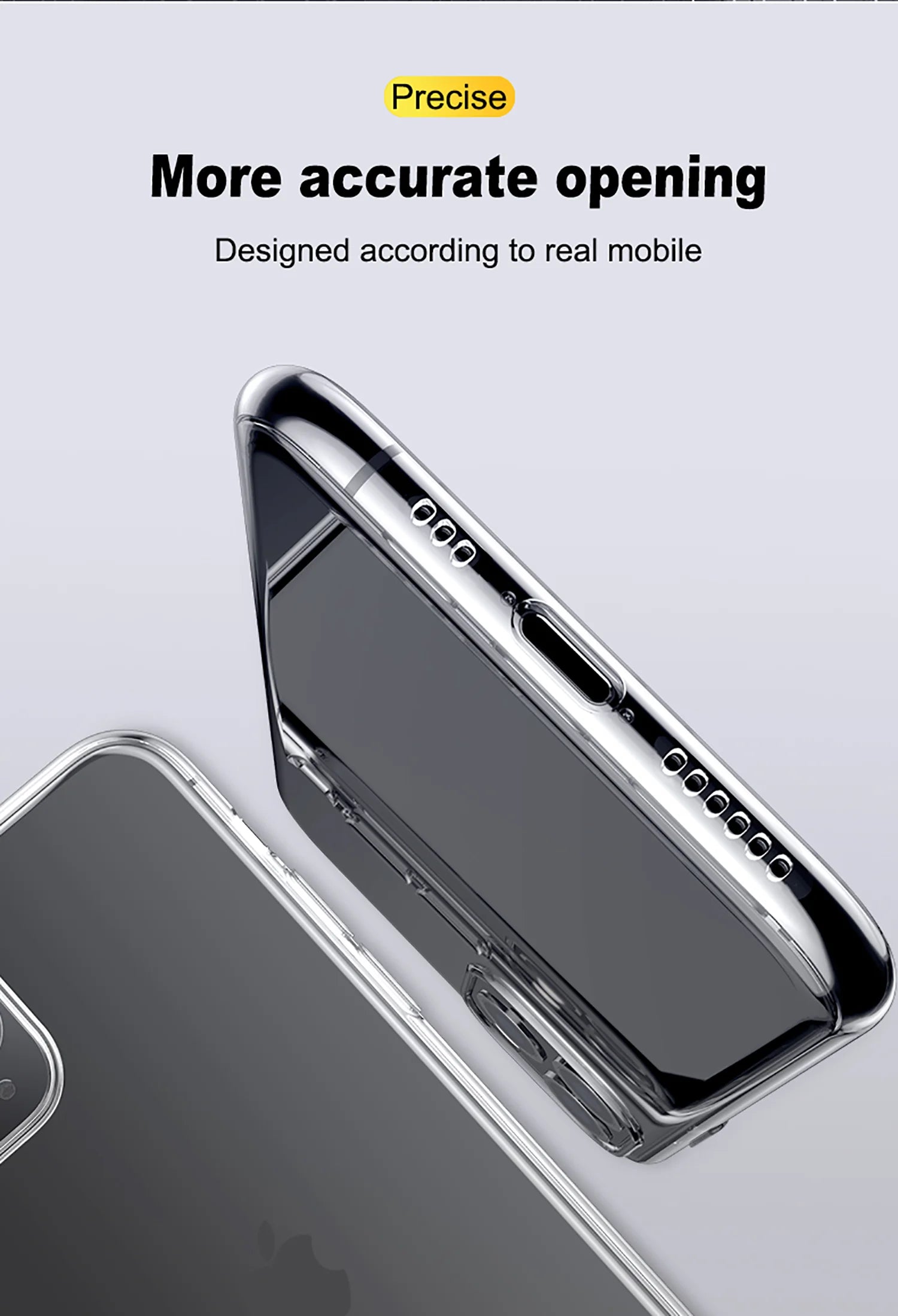 Clear Shockproof iPhone Case: Slim Fit Drop Protection by Tidesmit Tidesmit
