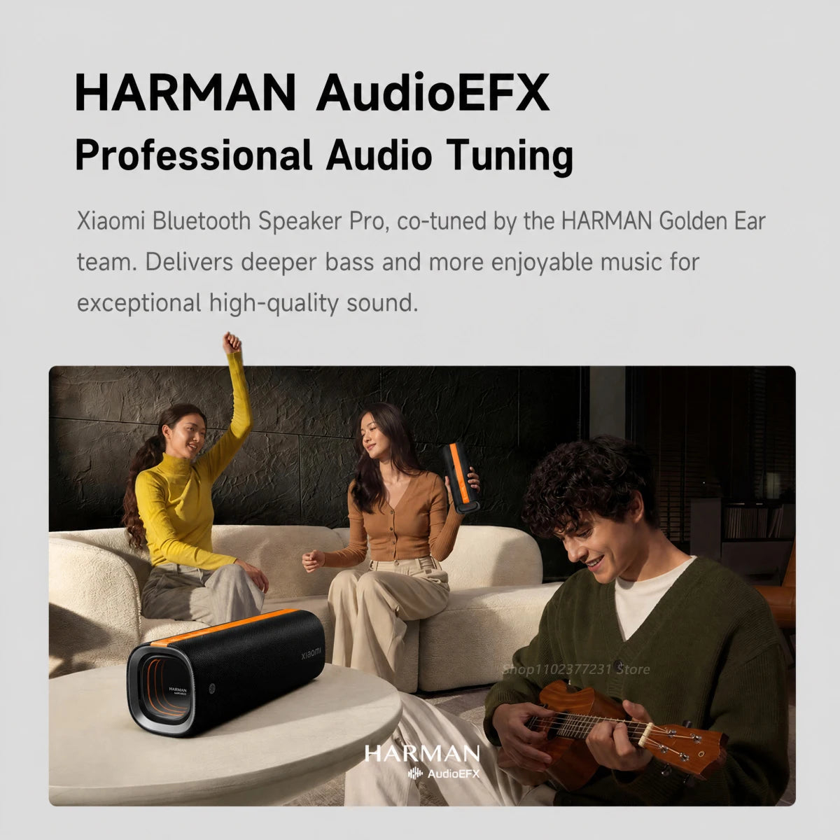 NEW Xiaomi Bluetooth Speaker Pro TWS Stereo Speaker IP67 Waterproof Bluetooth 5.4 Harman AudioEFX Combo 50W Portable Speaker CN