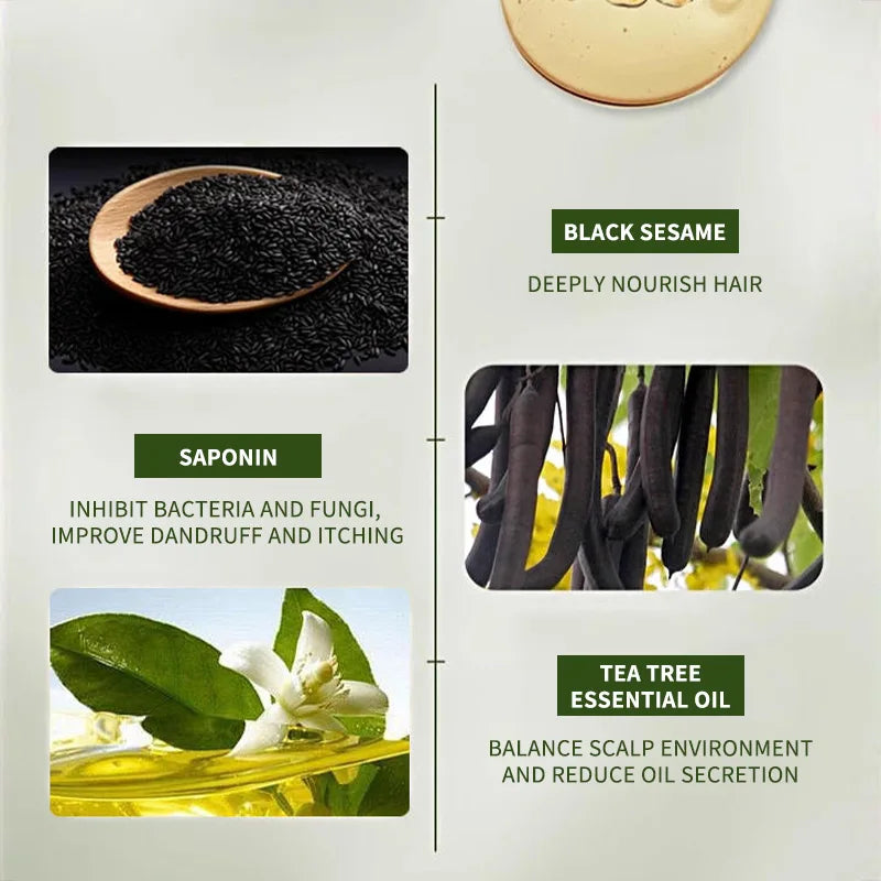 Usman Grass Platycladus Herbal Shampoo Soap Natural Hair Loss Treat Strengthens Roots Controls Oil Cleanses Scalp Hair Growth