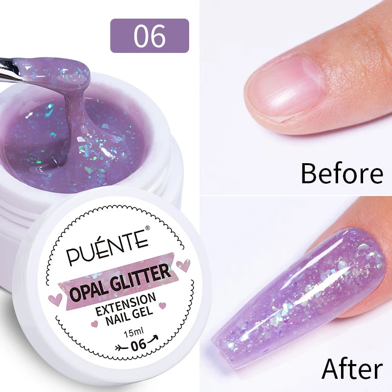 3D Sculpture Gel Nail Polish 15ml - Professional Soak Off Formula Permanent Makeup Machines Opal Extension 06 Tidesmit
