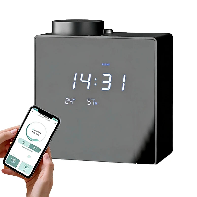 Smart Waterless Aroma Diffuser WIFI Bluetooth Control Essential Oil Diffuser Timer Function Professional Scent Machine For Home