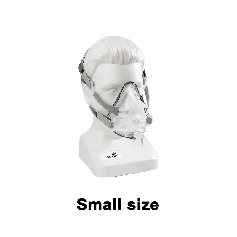 BMC Original F1A CPAP Mask Full Face Mask With Headgear For CPAP BiPAP Machine Apnea Mask With Cleaning Brush High Quality