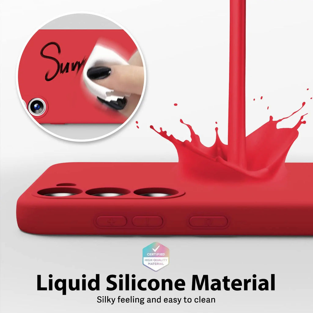 Samsung Galaxy A55 Silicone Case: Slim Shockproof Drop Protection Tidesmit