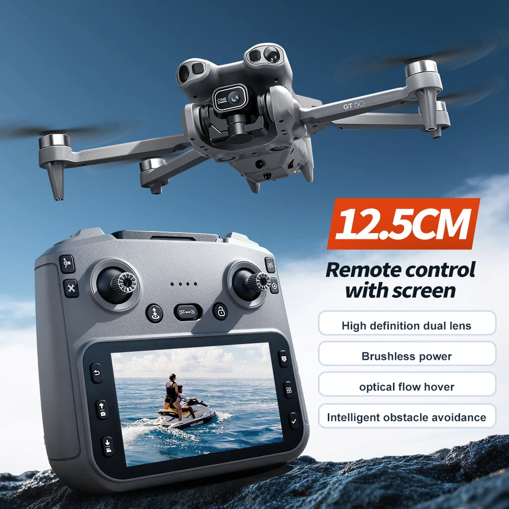 Mini 4K Camera Drone - Foldable GPS Drone with Obstacle Avoidance Tidesmit