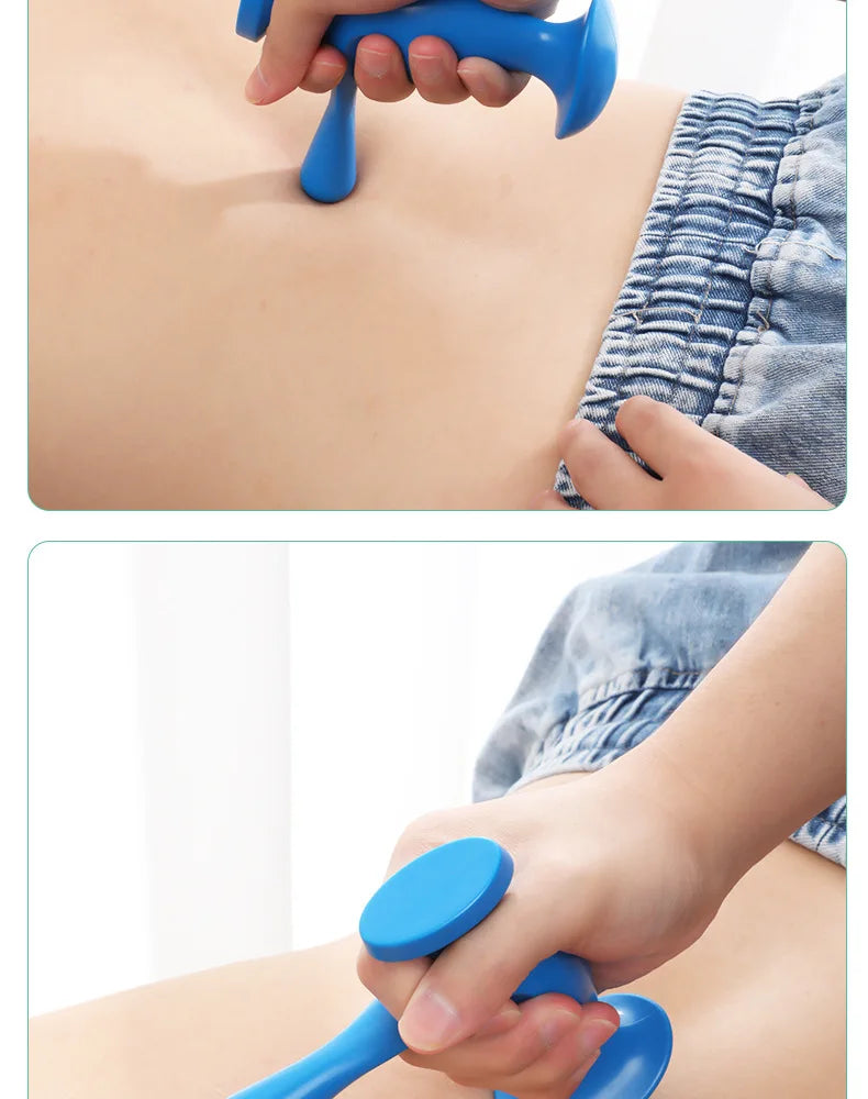 Trigger Point Muscle Massager – Manual Fascia Tool for Muscle Relief Back Massage Instrument Tidesmit
