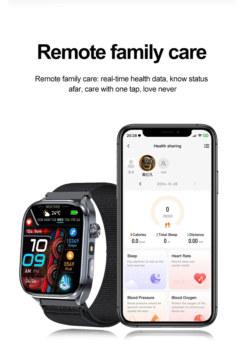 2026 New Accurate ECG Smart Watch Heart Health Analysis Blood analysis Blood Lipid Blood Pressure BT call Smart Watches For Men