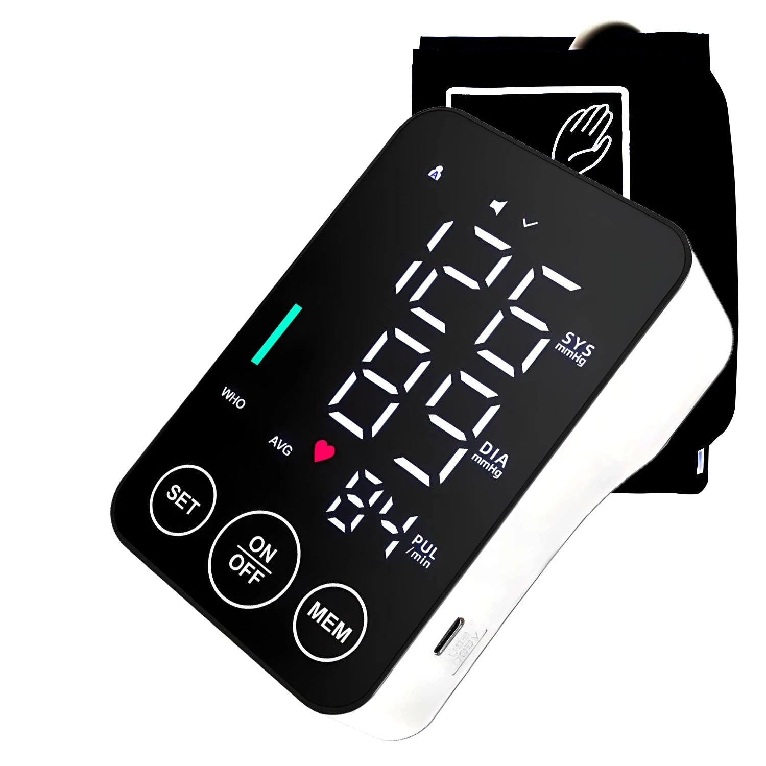 Blood Pressure Monitor Upper Arm Automatic Tonometer Digital Blood Pressure Meter BP Medical Sphygmomanometer Pulse BP monitor