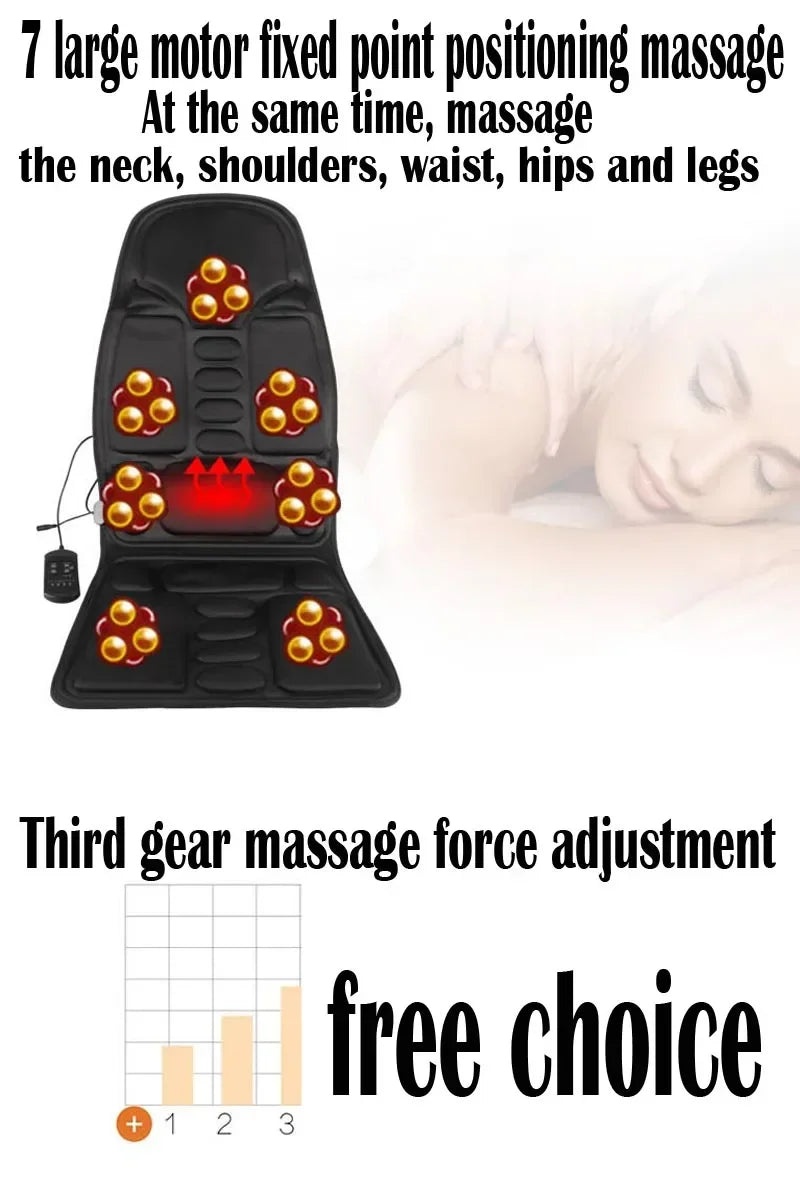 Electric Massage Chair Pad with Heat Therapy & Vibration | Tidesmit Massage Chairs Tidesmit