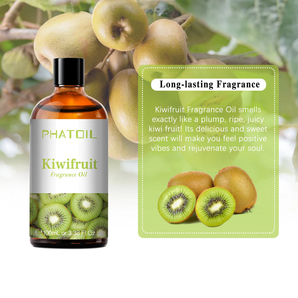 PHATOIL Fruit Fragrance Oils Coconut & Vanilla Lime Mango Strawberry Banana 100ml Aromatherapy Fragrance Oils For Diffuser