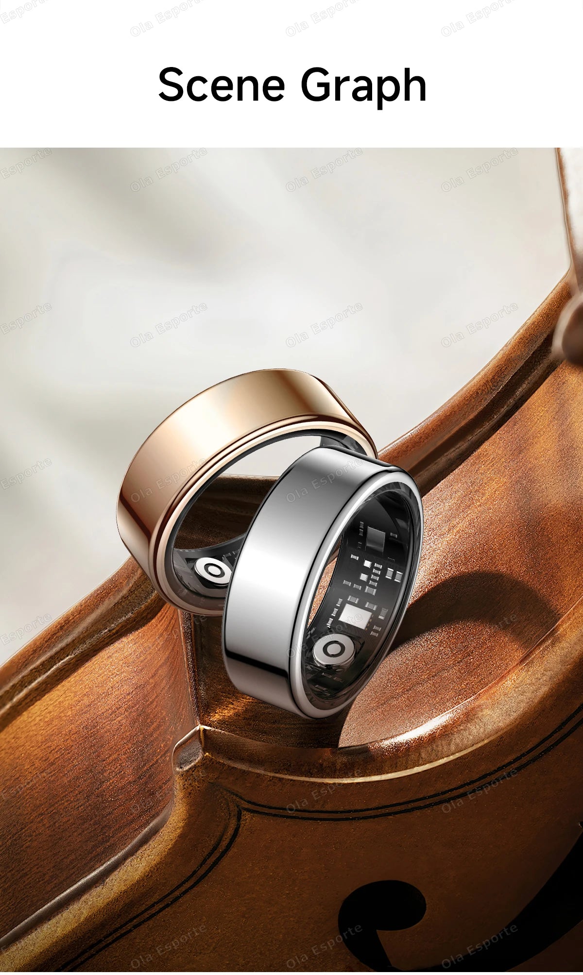 2025 Smart Ring Call Alert, Message Notification, Hand Gestures Control, Health Manager, IP68 5ATM Waterproof Ring For Men Women