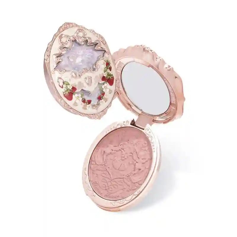 Tidesmit Flower Knows Strawberry Rococo embossed blush powder long-lasting face makeup for a smooth finish