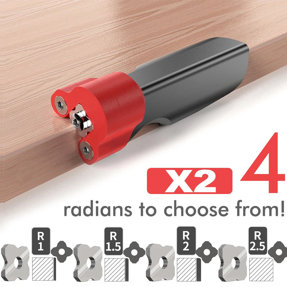 New Woodworking Edge Trimming Knife and Blade Corner Manual Planer Blade Hand Tools Wood Deburring Chamfering Fillet Scraper