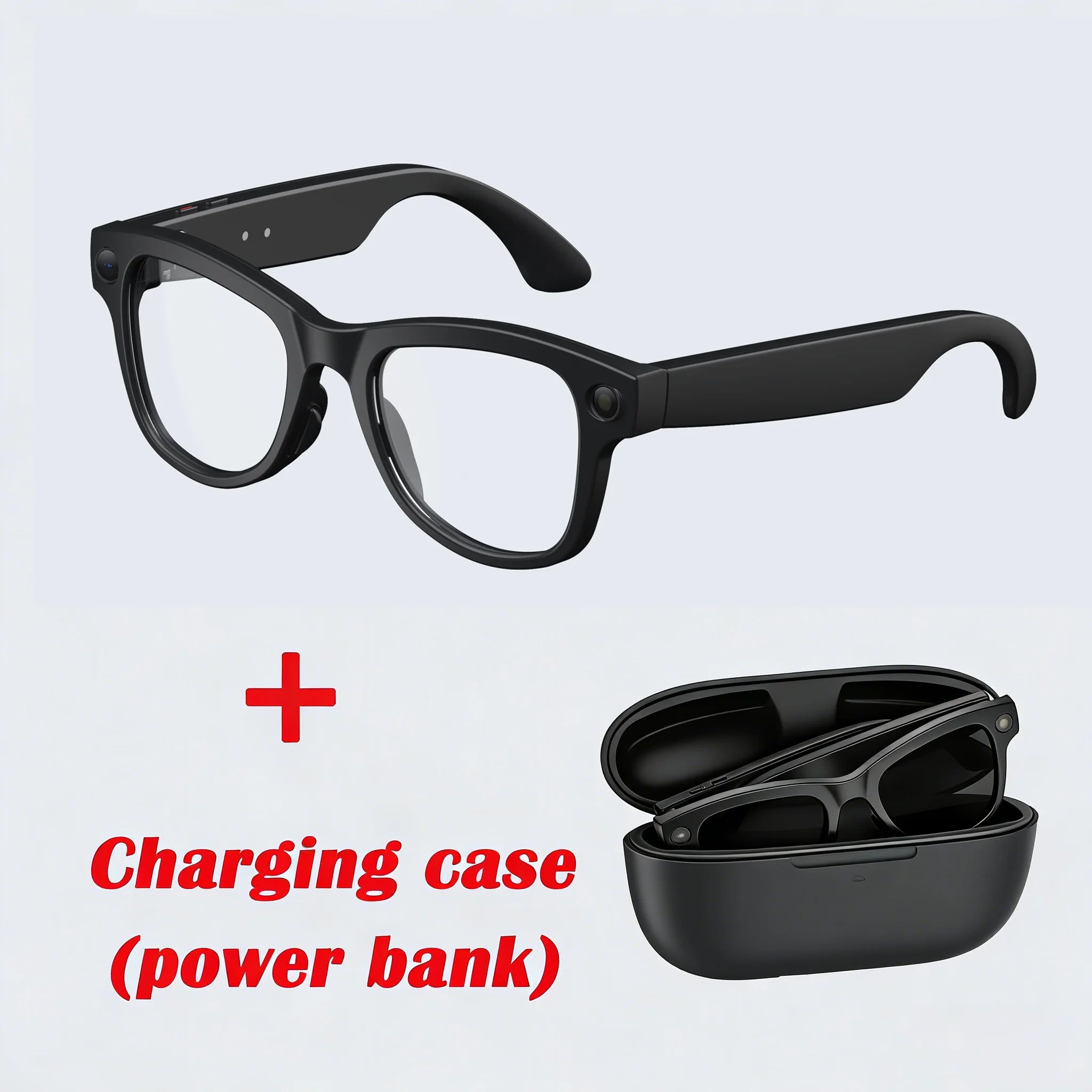 AI Smart Glasses with 8MP Camera and Real-Time Translation - Tidesmit Anti blue light 1 Tidesmit
