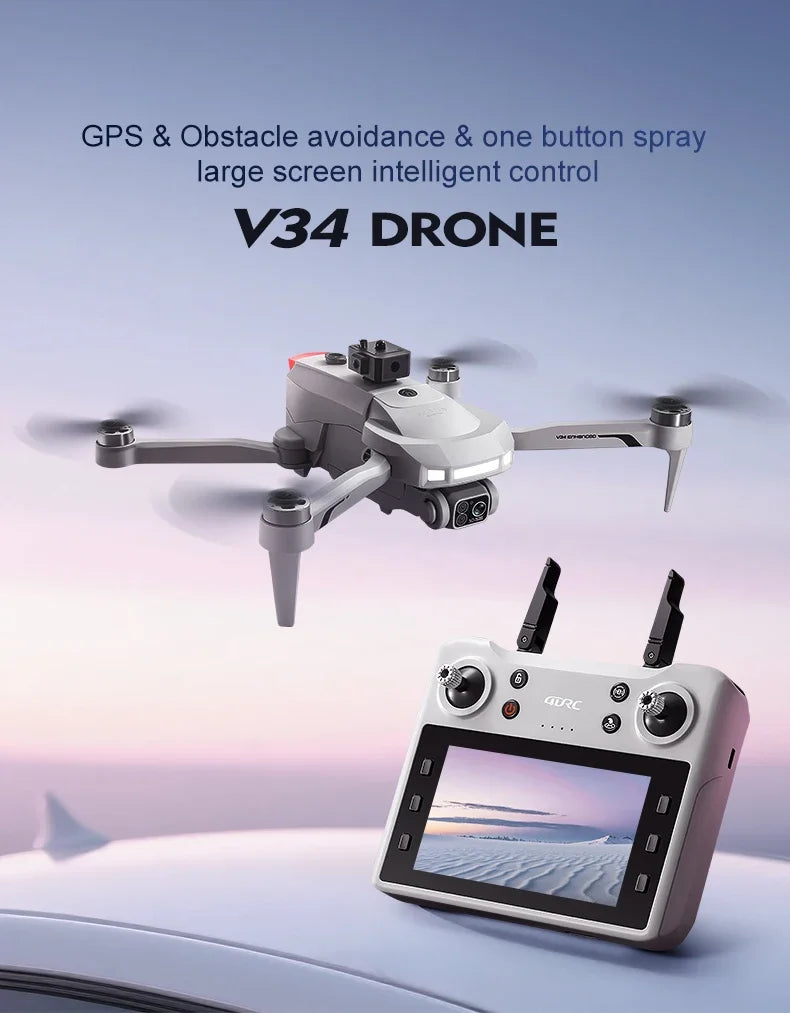 Tidesmit 4K GPS Foldable Camera Drone with Obstacle Avoidance Tidesmit